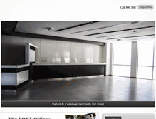 Tablet Screenshot of officeparkestate.com